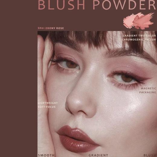 猫科动物粉渐层腮红SH01 乌木玫瑰 商品图2