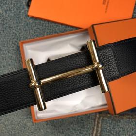 马家御用进口Epsom&Swift皮 ，定制精钢五金 真金电镀 激光镌刻LOGO ，双面自由切换使用！🎁配全套专柜包装