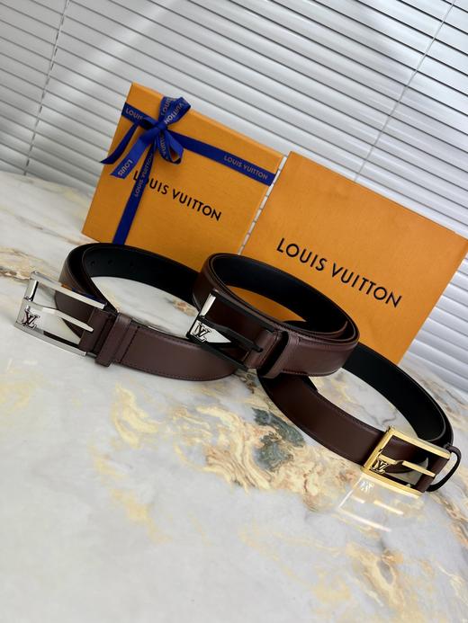 驴家  35 毫米腰带！男士腰带系列 ，特色烤漆五金针扣 💋🐂双面进口平纹底皮 商品图2