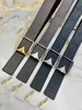 新款驴家腰带系列，🐂进口压花小牛皮，搭配平纹牛皮，非常耐用！ 精致手工绘边 柔软舒适 ，双面用 商品缩略图2