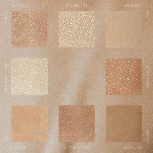 猫科动物八色眼影盘ES01莫兰迪奶茶 商品图3