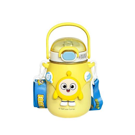 蛋仔派对儿童保温杯吸管水杯食品级男孩女孩上学专用学生水壶水杯 商品图4