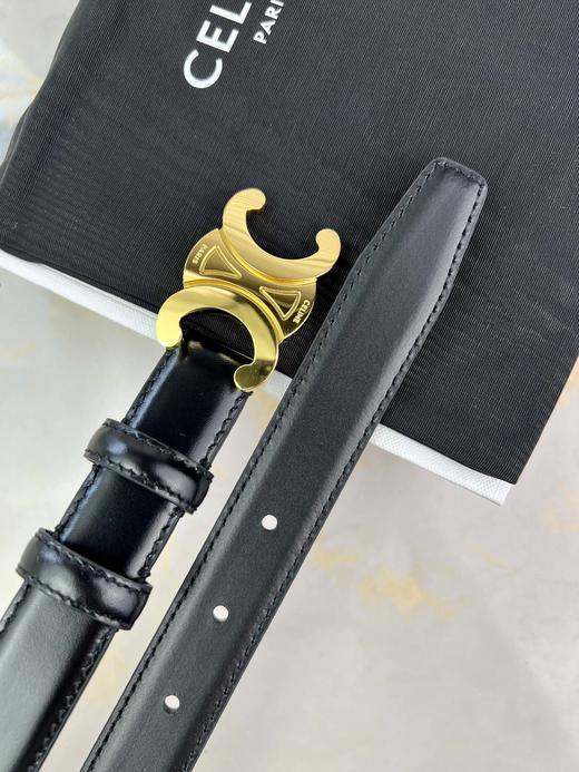 赛家 经典腰带，又名“凯旋门”👍，简单时尚低调，复古的扣头配搭牛皮🐂，有特色，🎁配专柜全套包装，宽:2.5cm，钢扣系列 商品图1