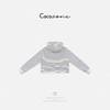 COCO ZONE 2025早春撞色条纹抽绳连帽卫衣CD1A0145 商品缩略图1