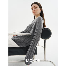 棉仓3621505012-IACHOE松慵懒全羊毛薄款毛衣