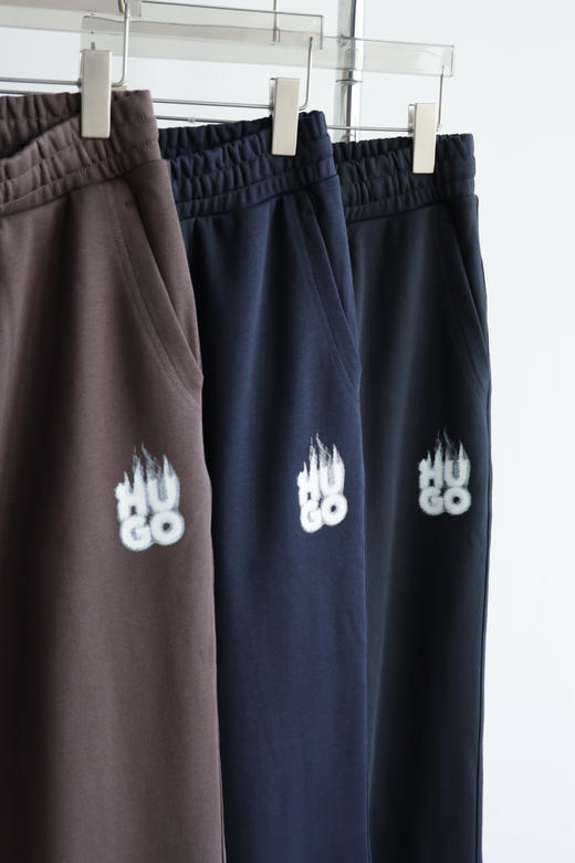 H.B 出口订单 宽松收口直筒毛圈卫裤 WK786 商品图3