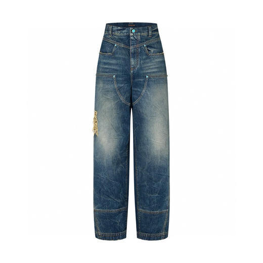 L-SH 绿松石西部牛仔裤 商品图0