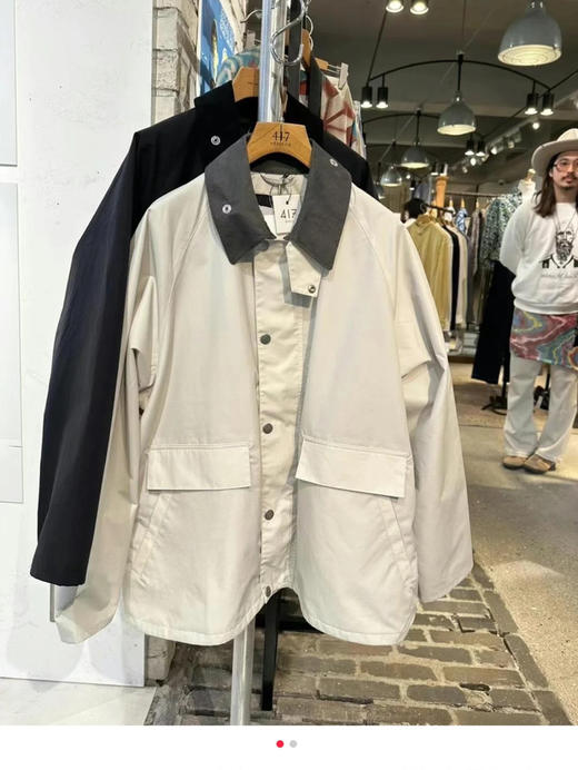 男女BARBOUR尼龙机能防水风衣夹克外套0206 商品图5