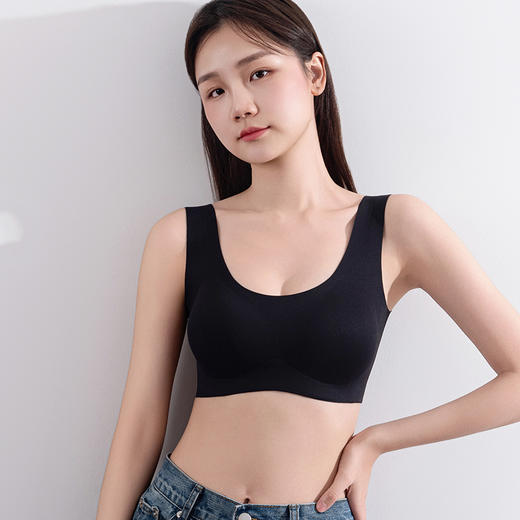 逸红颜周末小集市# 真丝无痕背心款内衣【隐形粉底液内衣】乳胶杯垫轻薄透气，氧气面料好舒服 商品图10