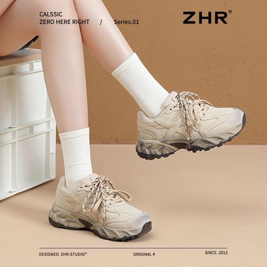 ZHR则则厚底增高老爹鞋女2025春季新款ins百搭显瘦显高休闲运动鞋 商品图9