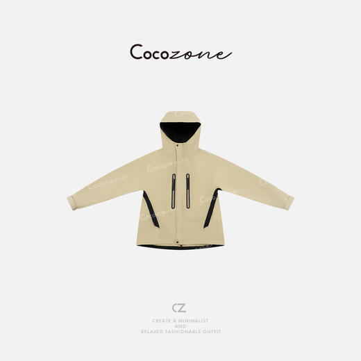 COCO ZONE 春季户外运动风撞色显瘦连帽外套CD1A0063 商品图0