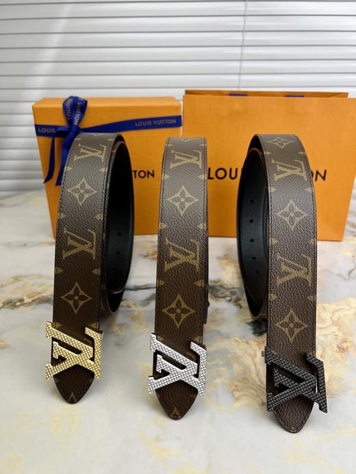 驴家 新款腰带 进口定制五金 专制老花牛皮带身，双面使用  时尚百搭 舒适体验 商品图2