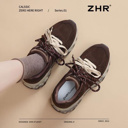 ZHR则则厚底增高老爹鞋女2025春季新款ins百搭显瘦显高休闲运动鞋 商品图0