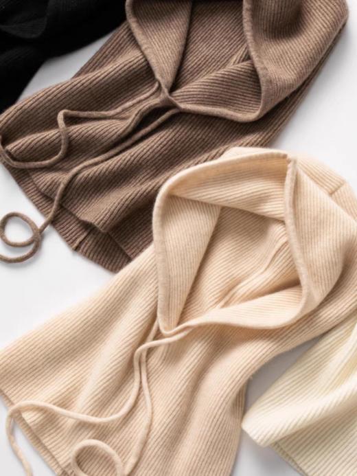 老粉指定要！休闲叠穿神器！加厚元宝针山羊绒帽子男女同款R22509 商品图3