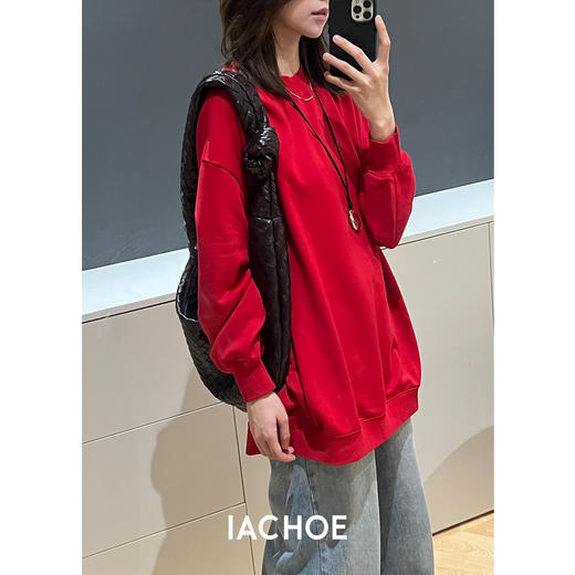 棉仓3571508001-IACHOE长袖多色卫衣 商品图3
