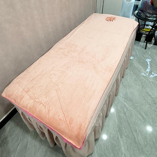 开洞浴巾190*80白色中紫深紫粉色，大毛巾 商品图3