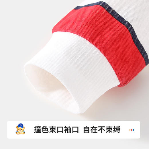 【清仓捡漏】【160 165】【精典泰迪】男童春秋T恤儿童长袖POLO衫 商品图9