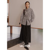 棉仓3561504013-IACHOE圆领黑白小众格子衬衫 商品缩略图2