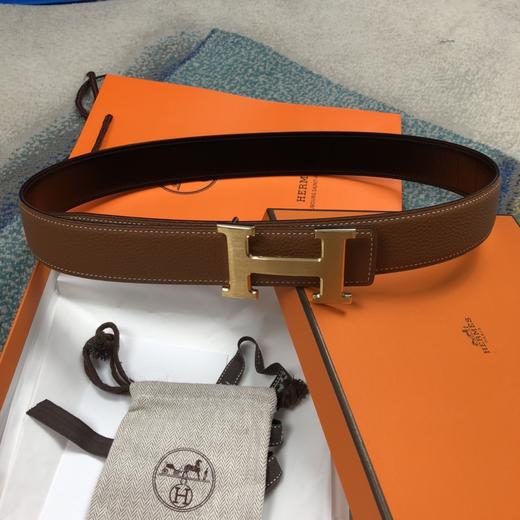 马家御用进口Epsom&Swift皮 ，定制精钢五金 真金电镀 激光镌刻LOGO ，双面自由切换使用！🎁配全套专柜包装 商品图8