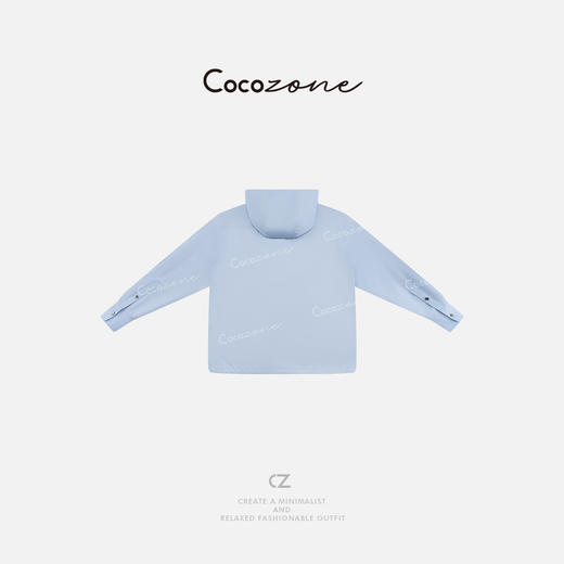 COCO ZONE 100棉春季设计感翻领单排扣衬衫CD1A0069 商品图1