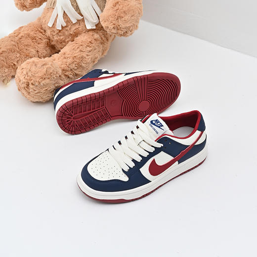 经典鲨2025年春季款时尚韩版拼色平底系带跑步休闲鞋板鞋女KW279-517051 商品图3