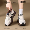 ZHR复古厚底德训鞋女2025春季新款透气弹软阿甘鞋撞色活力休闲鞋 商品缩略图2