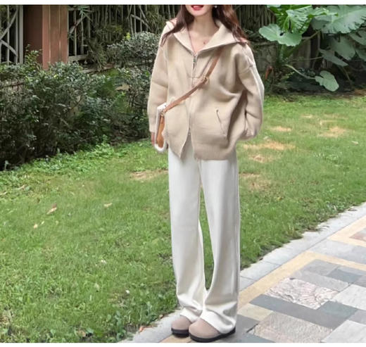 裁缝学苑AQ422窄版糯米阔腿裤纸样女装高腰休闲裤子直筒裤样板 商品图6