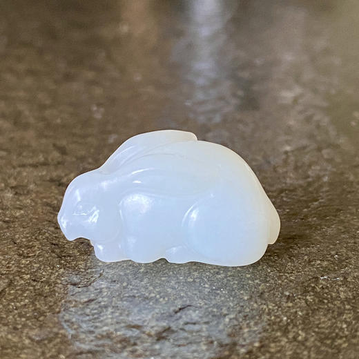 和田玉（白玉）挂件--兔子9.908g 商品图0