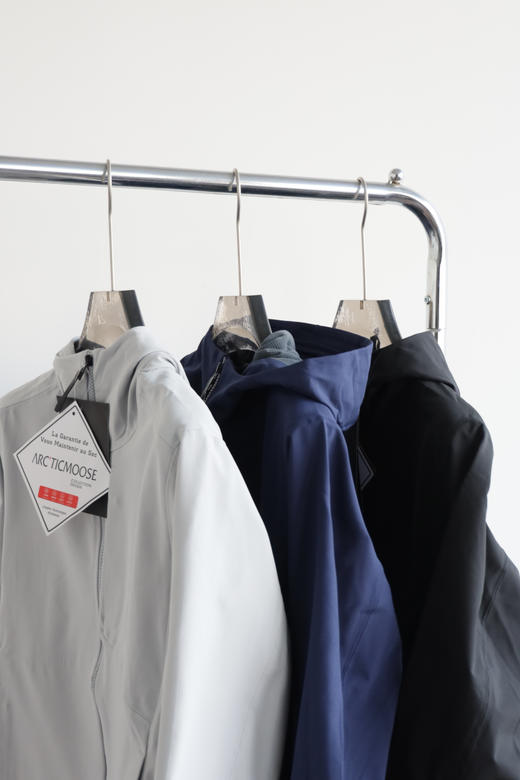 无标袅  复合绒压胶 防水连帽夹克外套 WT821 商品图4