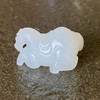 和田玉（羊脂白玉）挂件--卧马13.105g 商品缩略图1
