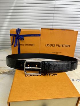 驴家 新款腰带系列 精钢五金针扣💋🐂鳄鱼纹配平纹小牛皮