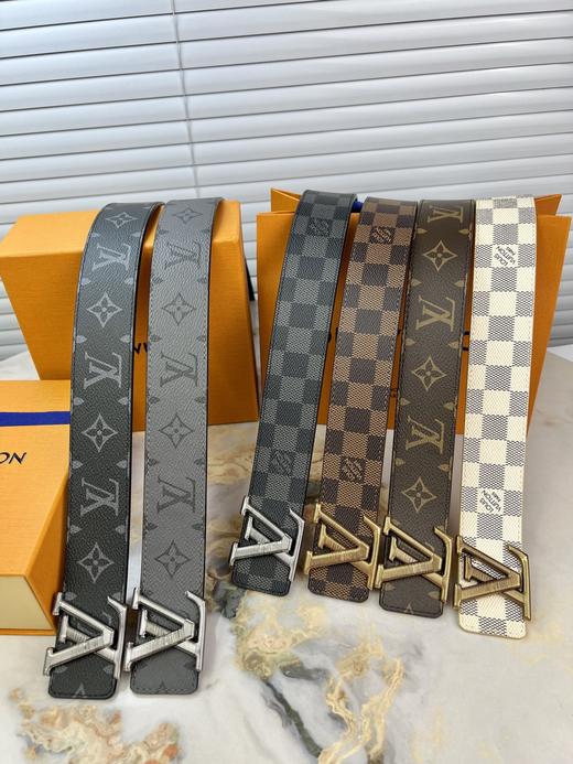 驴家 新款腰带 👑滚砂复古五金扣头 条纹状，简单易搭 商品图1