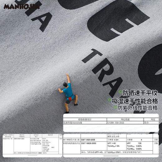 【熊朋友】漫画家25春城市轻户外吸湿速干抗菌防晒运动训练长袖T 商品图3