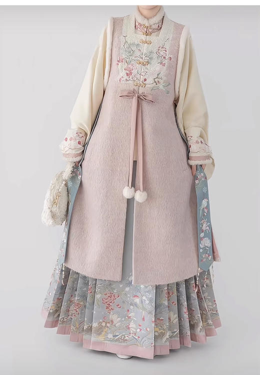 裁缝学苑AS420 中式国风长比甲纸样琵琶袖衬衫女装上衣版型样板图 商品图1