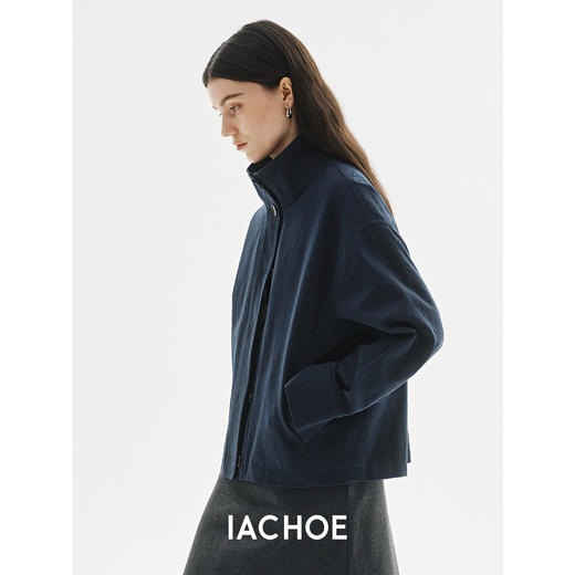 棉仓3561507004-IACHOE全棉工装短外套 商品图2