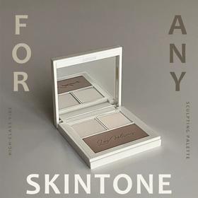 猫科动物三色高光修容盘HC01 乳酪榛子