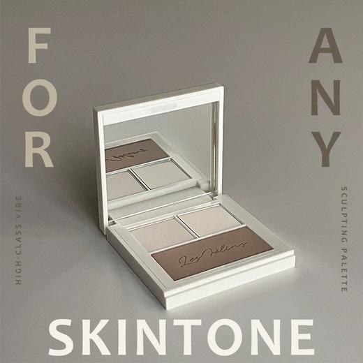 猫科动物三色高光修容盘HC01 乳酪榛子 商品图0