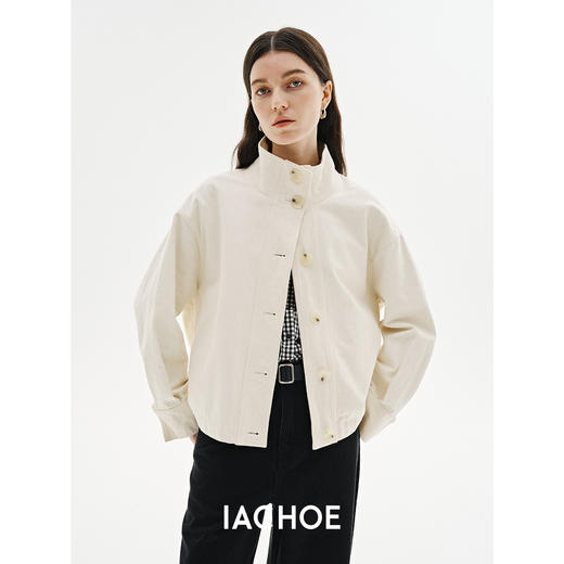 棉仓3561507004-IACHOE全棉工装短外套 商品图1