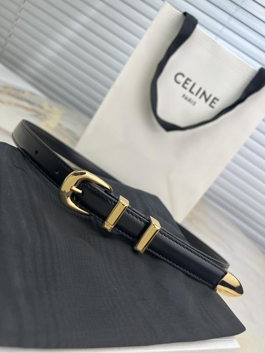 赛家 新款女士腰带，又名“凯旋门”👍，简单时尚低调，鎏金带复古韵味针扣，配搭小牛皮🐂，时尚好看，🎁配专柜全套包装，宽:1.8cm 商品图0