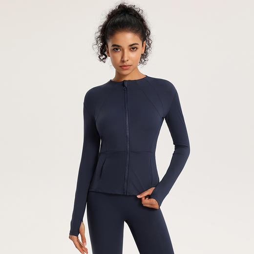 【云优选】147元任选3件 不满3件不发货 （周六周天不发货）跃牌蚂蚁运动系列 春秋修身运动外套（支持7天无理由） 商品图2