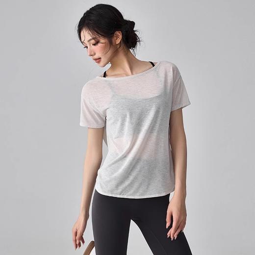 【限时秒】YOGACODE【火树银花系列】运动罩衫女夏季薄款垂感遮肉瑜伽服罩衫DWA115013 商品图3