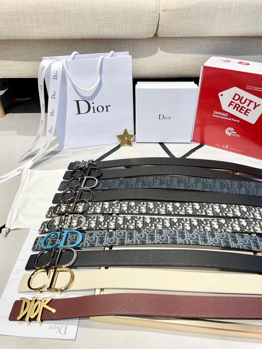 D家腰带 Oblique 图案提花材质，反面采用黑色牛皮，扣头可拆卸！灵活百搭，吸睛醒目。经典而百搭的廓形，可轻松搭配各式风格的长裤，亦可打造或休闲或正式的造型。🎁配全套包装，宽:3.5cm 商品图0