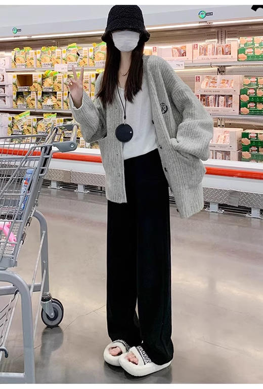 裁缝学苑AQ422窄版糯米阔腿裤纸样女装高腰休闲裤子直筒裤样板 商品图3