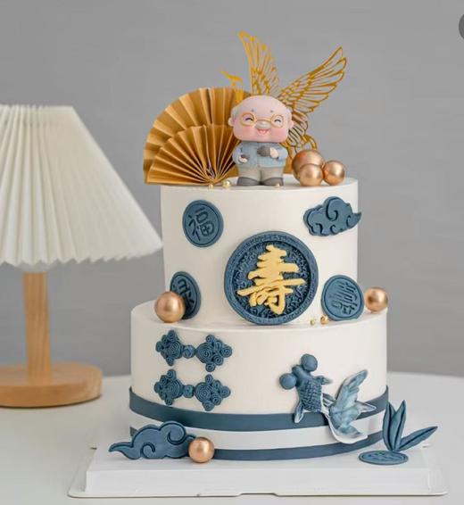 仙鹤祥云国风蛋糕 商品图0