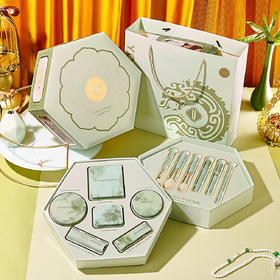 【尤莉尤拉古韵清风彩妆套装】情人节 送女友老婆生日礼物 化妆品礼盒 