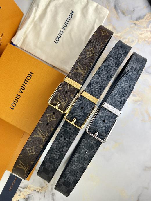 驴家 腰带系列 真金真空电镀五金针扣💋🐂黑格帆布面料 商品图0