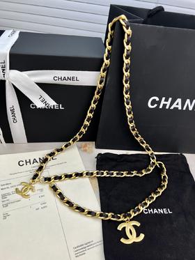 香家热卖腰链！黄铜链条 配搭手工穿皮复古链条，粗链条！时尚搭配单品，🎁配专柜全套包装，均码