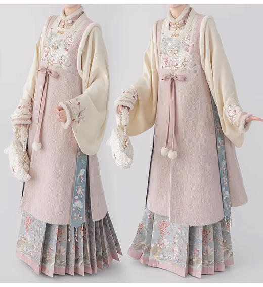 裁缝学苑AS420 中式国风长比甲纸样琵琶袖衬衫女装上衣版型样板图 商品图3