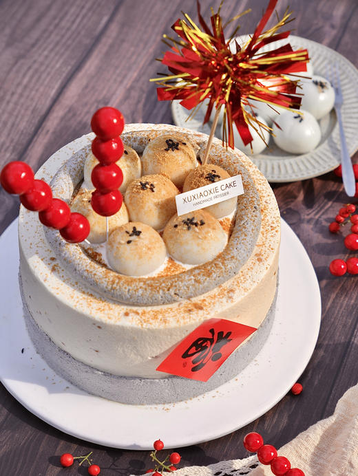 【元宵节蛋糕】黑芝麻花生醇香，水牛乳清甜，米麻薯软糯，是一款打破传统、创新融合之糕～ 商品图6