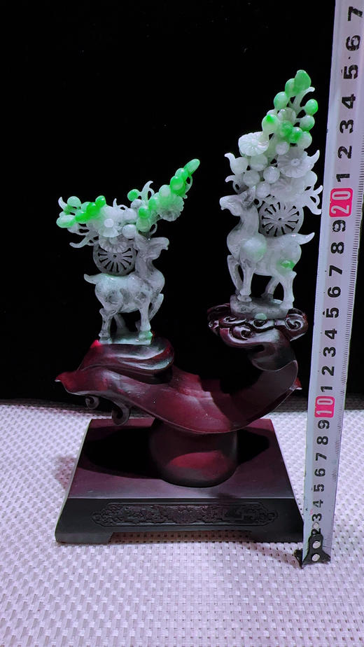 620840翡翠摆件【璐璐发财】 商品图2